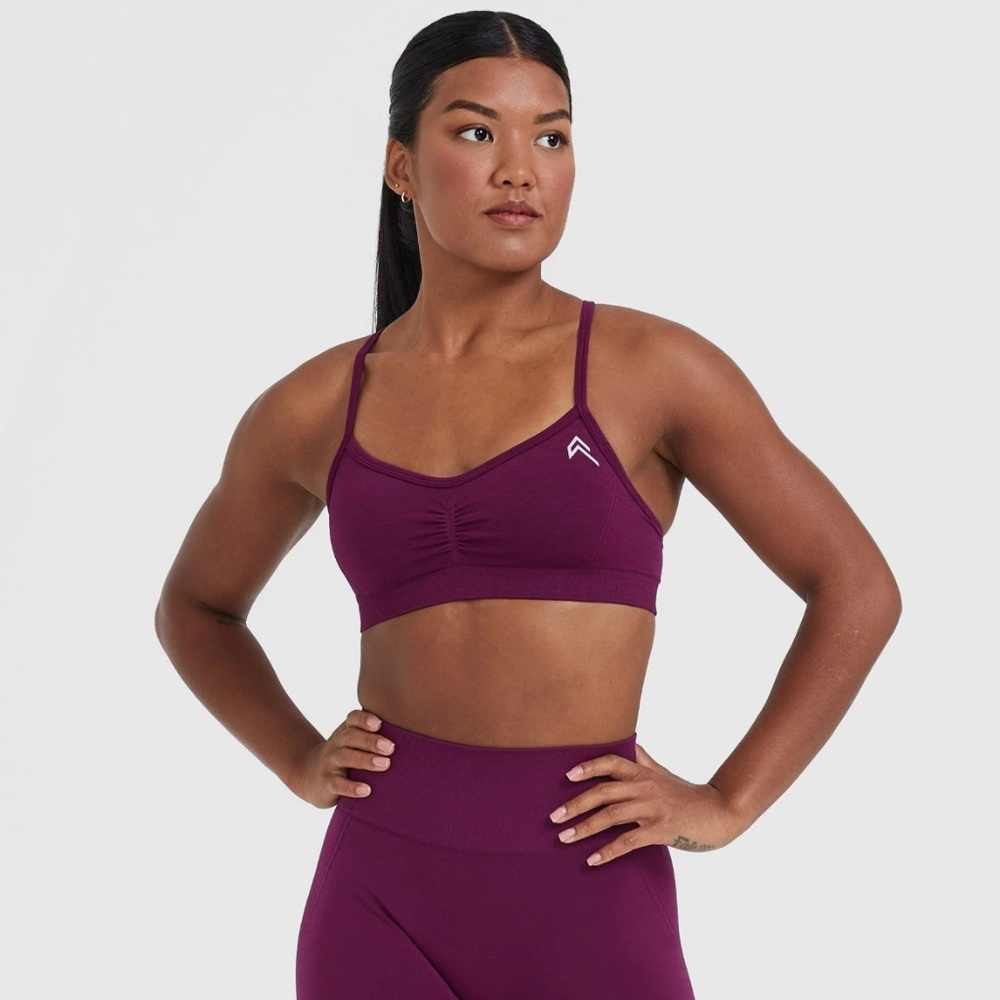 Effortless Strappy Bralette Ripe Fig